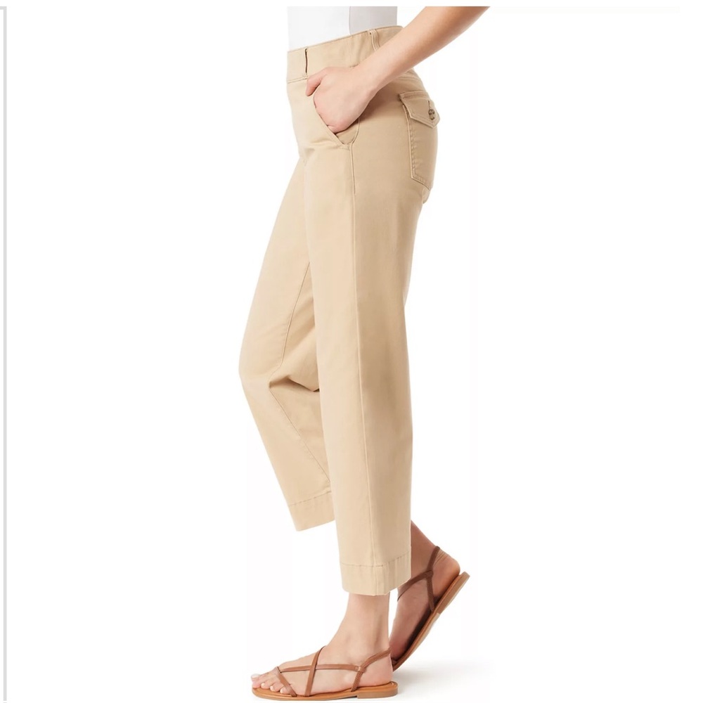 Gloria Vanderbilt Shape Effect High Rise Wide Leg Crop - Picture 5 of 5